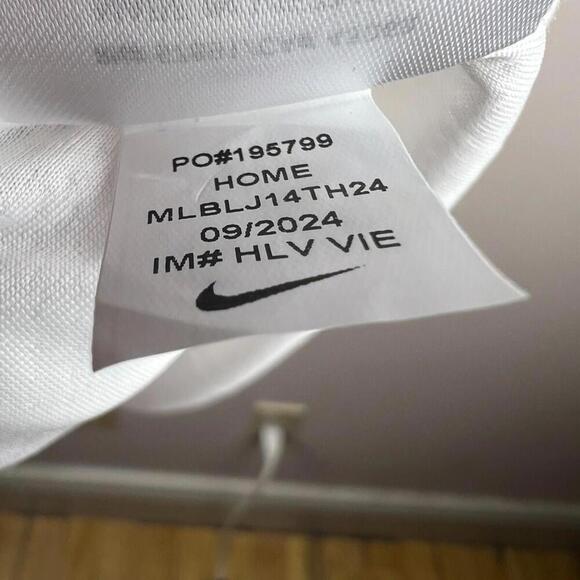 Nike Atlanta Braves Women’s Home Jersey Carter #3 White MLB Limited Size L 14/16 - Picture 3 of 8